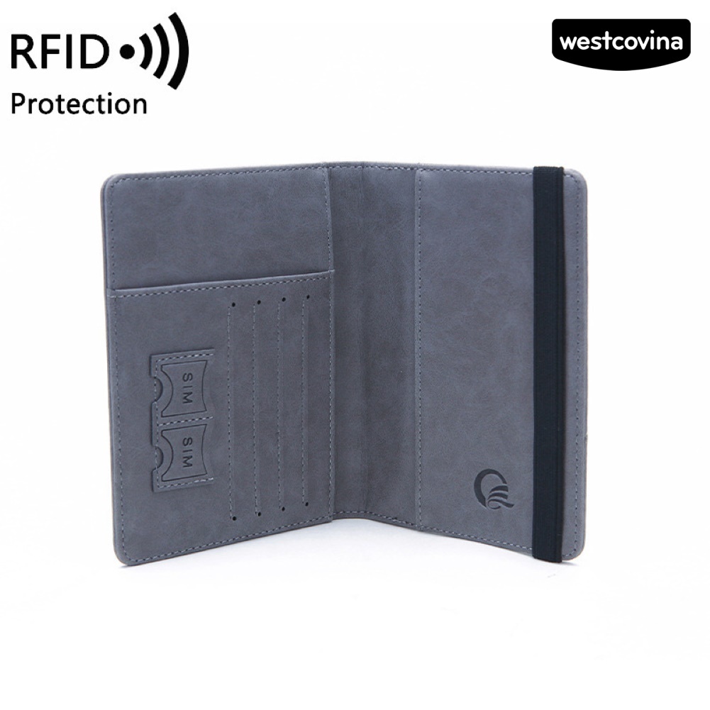 [COD]♪Ốp Bọc Hộ Chiếu Giả Da Tiện Lợi