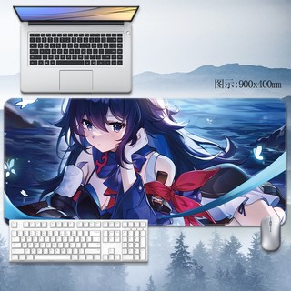 Honkai:Star Rail Mouse Pad Seele Table Pad Bronya computer pad anime custom student gaming keyboard pad animation ACGN large rubber soft pad