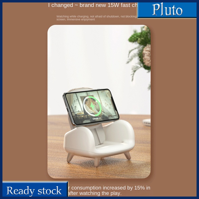 Mới Đế Sạc Nhanh Không Dây 15w Chuyên Dụng Cho Ghế Sofa / Điện Thoại Android Ios