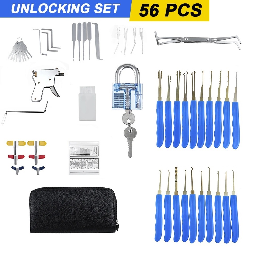 Bộ 56 Dụng Cụ Mở Khóa Chuyên Dụng