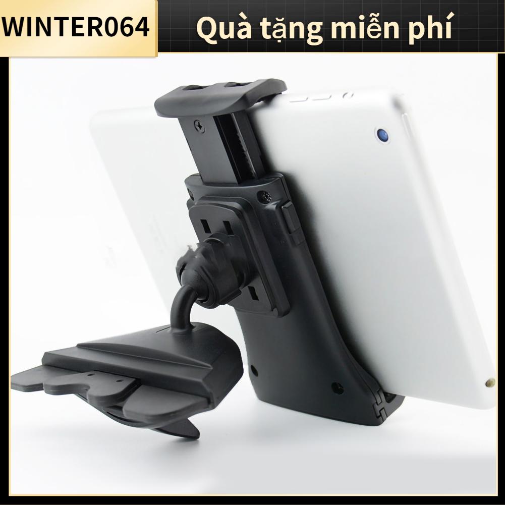 Winter064 Điện Thoại CD Gắn Xoay 360 Độ ABS Keo Mềm Chất Liệu Cấu Trúc Khóa Loại Chung Giá Đỡ Trên Xe Hơi