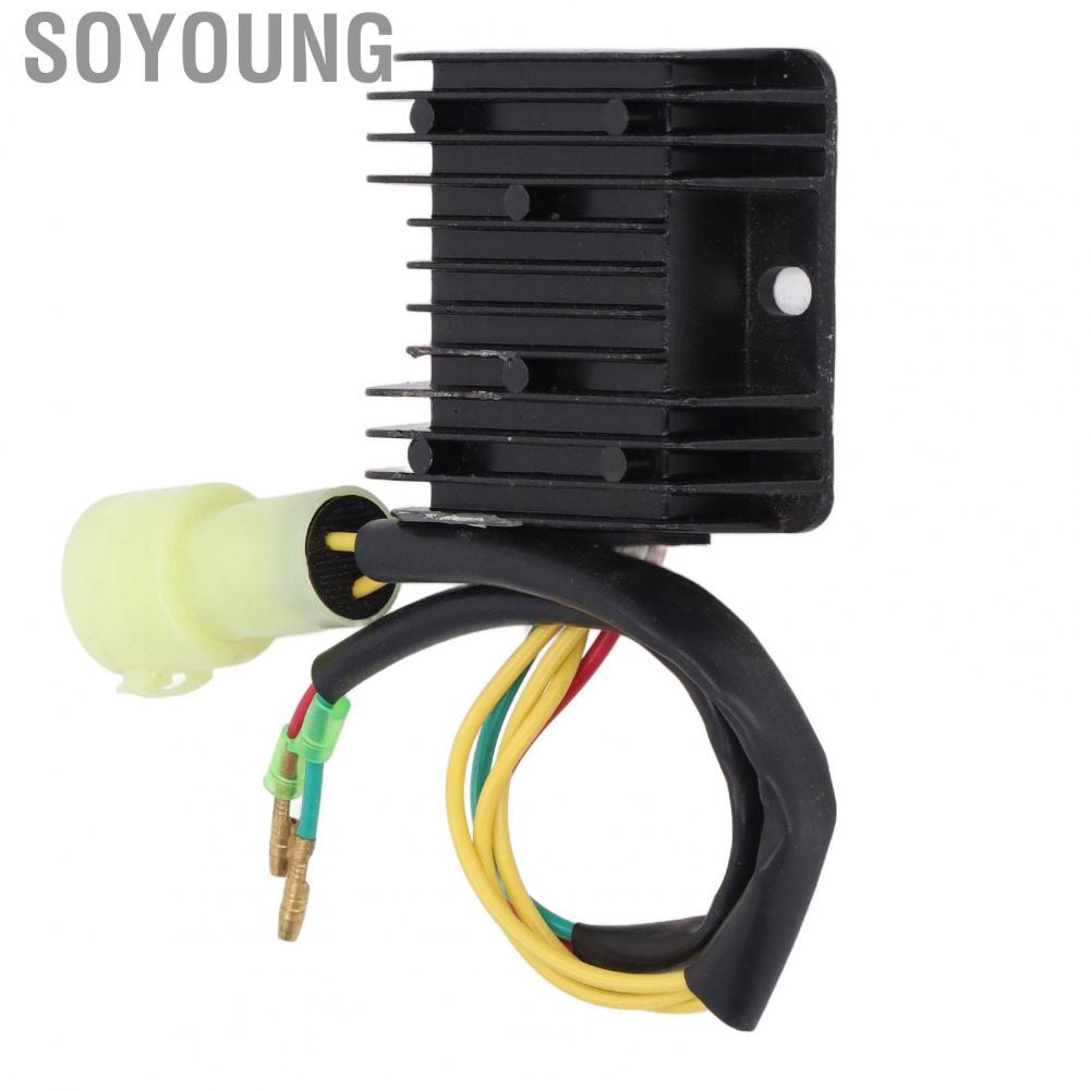 Soyoung Voltage Regulator Rectifier  High Strength Voltage Regulator Metal Easy Install  for ATV