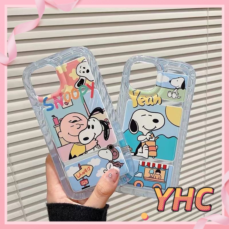Ốp Lưng iPhone Snoopy minh họa túi khí, vỏ điện thoại, vỏ mềm chống chấn động Cho Iphone 6 / 6S / 6splus / se / 7 / 7plus / 8 / 8plus / X / xs / xsmax / 11 / 12 / 13 / 14 / Plus / pro / pro max-726