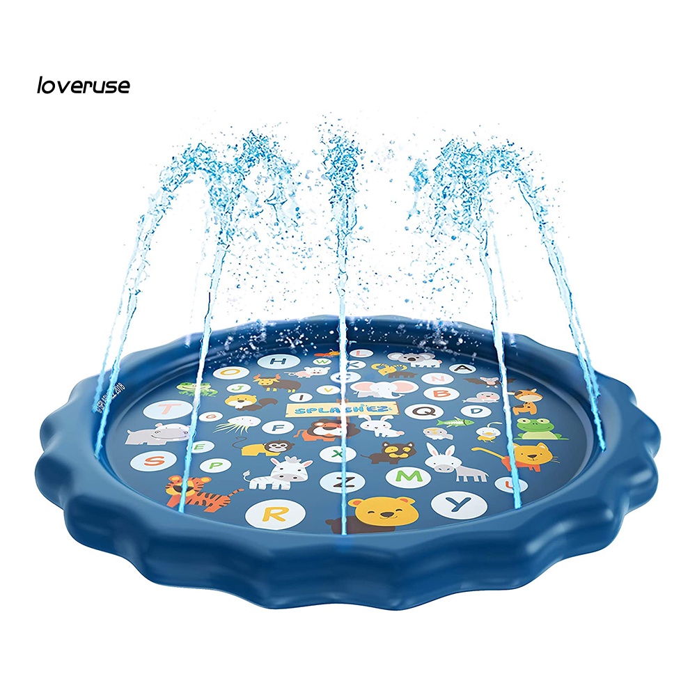 Thảm Phun Nước Bơm Hơi Họa Tiết Động Vật / Chữ Cái Kích Thước 170cm Cho Trẻ Em