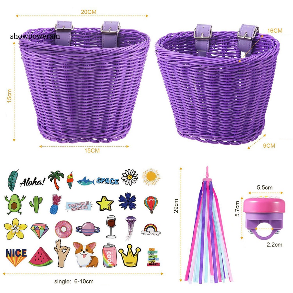 1 Bộ Giỏ Xe Đạp Dễ Lắp Đặt Đa Năng Tiện Dụng