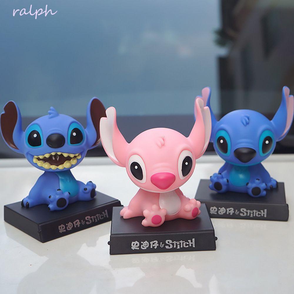 Mô Hình Nhân Vật Stitch Lắc Đầu 12cm Trang Trí Xe Hơi