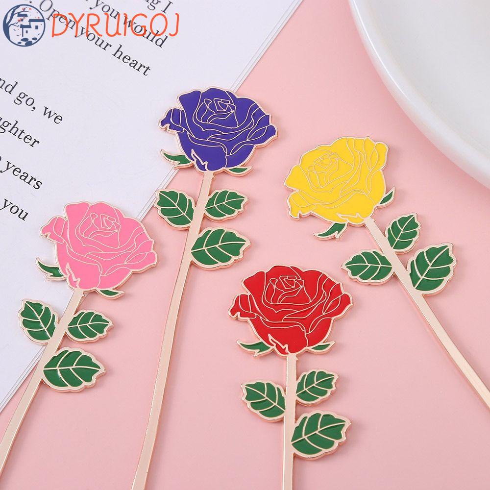 Kẹp Đánh Dấu Trang Sách Hình Chim Hoa Hồng