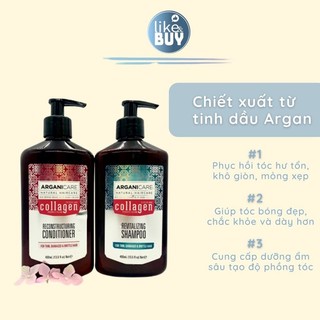 Bộ dầu gội Colagen Argani care - xuất xứ Pháp