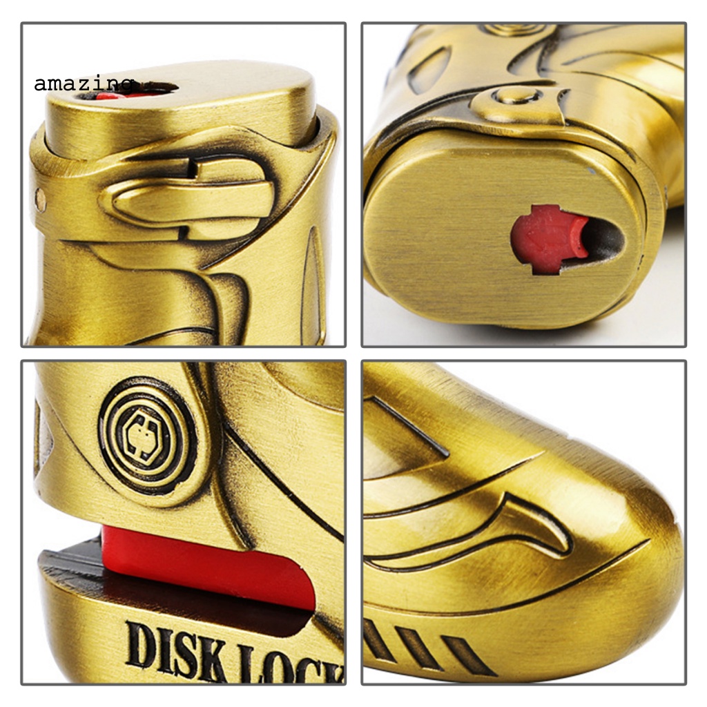 1 Bộ Khóa Phanh Đĩa Di Động An Toàn Chống Ăn Mòn Cho Xe Máy Điện