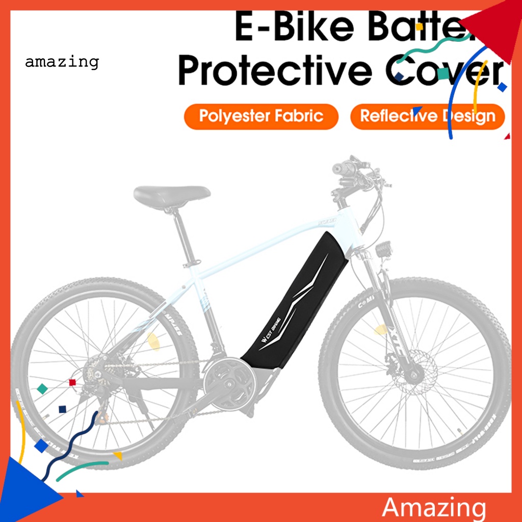 Vỏ Bảo Vệ Khung Pin E-Bike Chống Trầy Xước Có Thể Giặt Sạch Dành Cho Xe Đạp