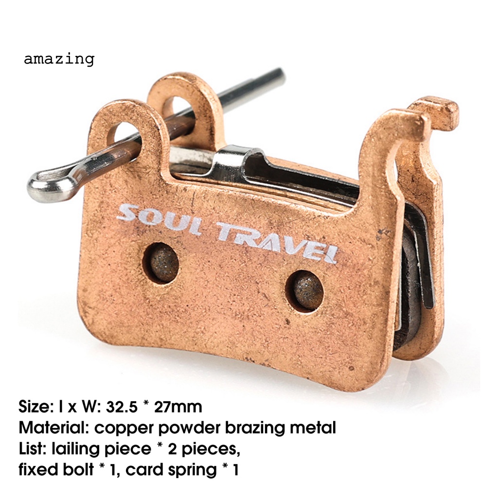 1 Bộ Má Phanh Đĩa Màu Vàng Cho Xe Đạp