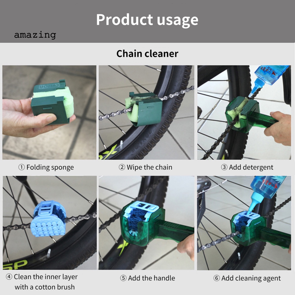 1 Bộ Dụng Cụ Vệ Sinh Dây Xích Xe Đạp Đa Năng