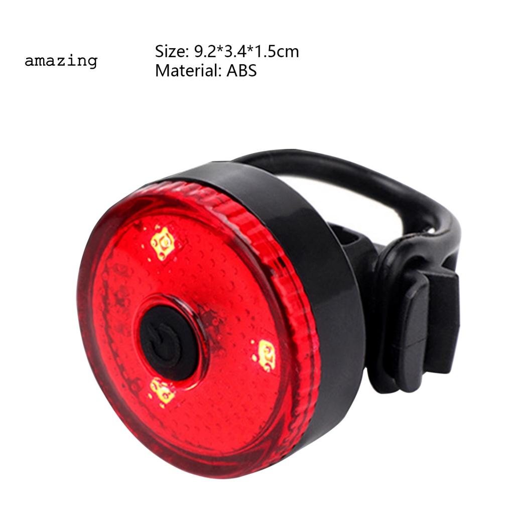 Đèn Gắn Đuôi Xe Đạp Siêu Sáng Chống Mòn Chống Thấm Nước USB