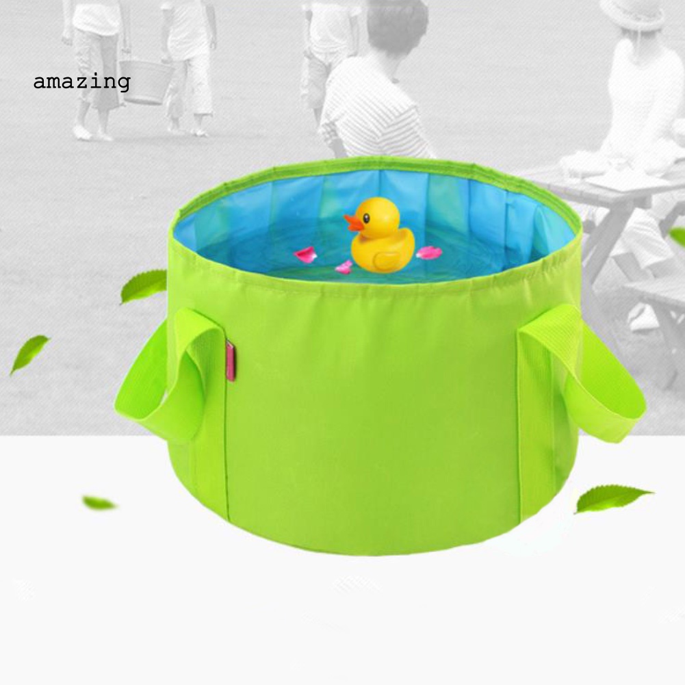 Xô Đựng Nước Có Thể Gấp Gọn Tiện Dụng Khi Đi Du Lịch