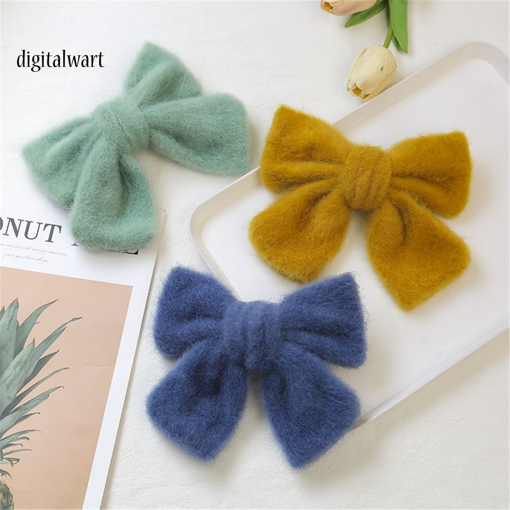 Kỹ Thuật Số| Kẹp Tóc Nơ Lớn Màu Sắc Ngọt Ngào Cho Nữ