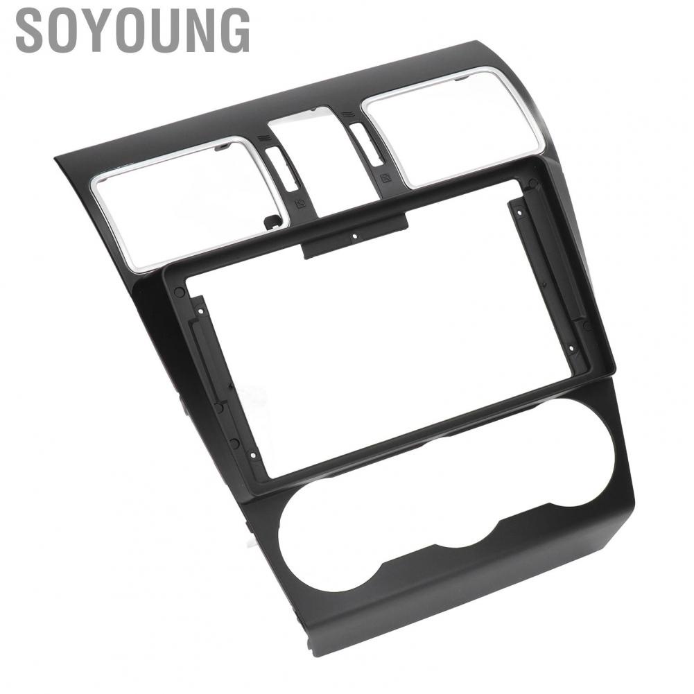 Soyoung Stereo Fascia 9in Car  Stereo Fascia  Panel Frame Replacement for SUBARU FORESTER 2012-2015 New Arrivals