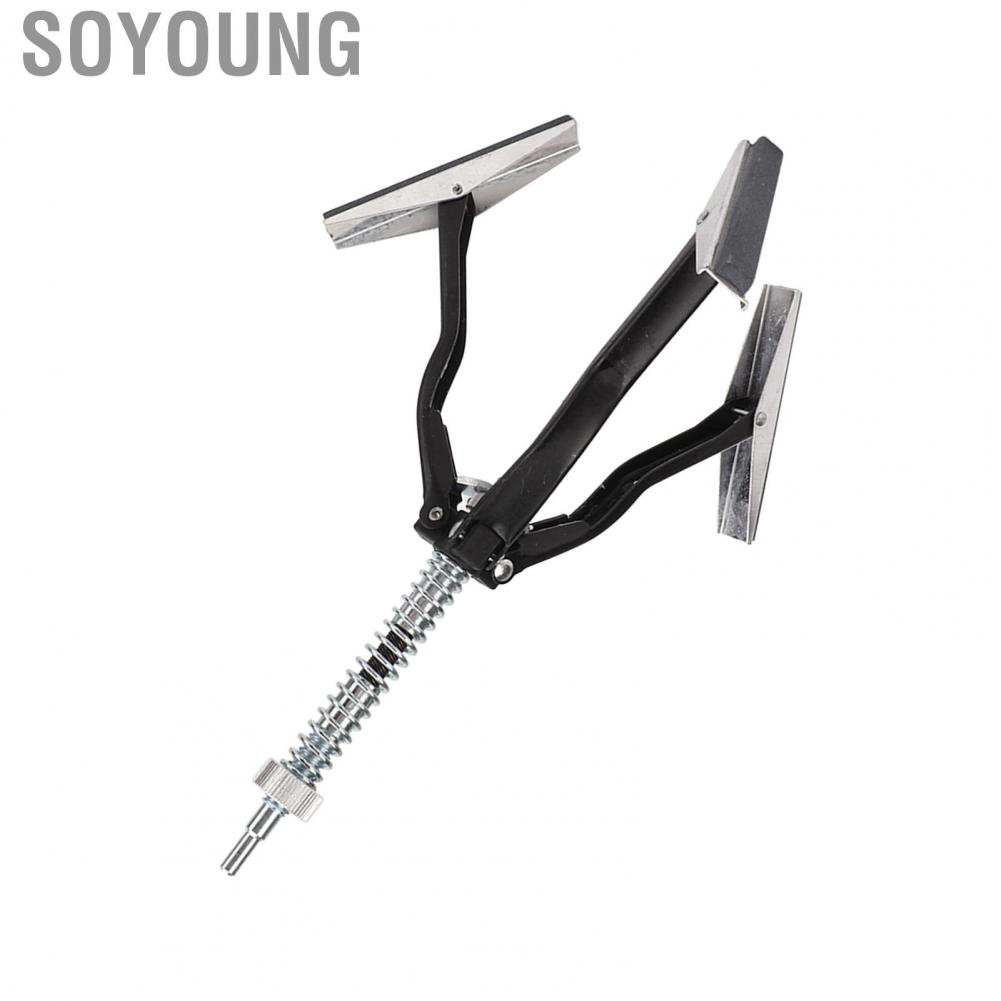 Soyoung Engine Cylinder Deglazer  3 Jaws Knurled Wheel Powerful Arm Engine Cylinder Hone Tool  for Car