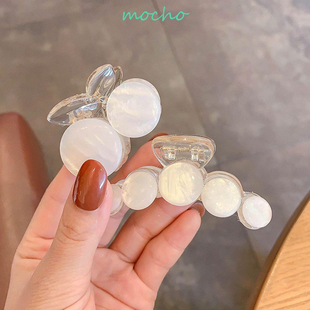 Kẹp Tóc Càng Cua Acrylic Hình Cherry Độc Đáo Phong Cách Hàn Quốc Cho Bé