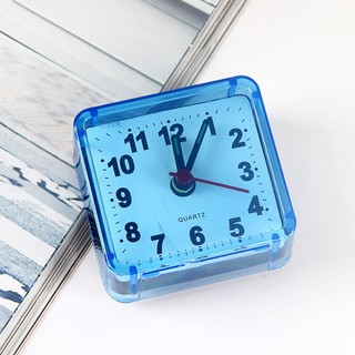 Square Crystal Alarm Clock Watch Alarm Clock Bedside Office Electronic Clock