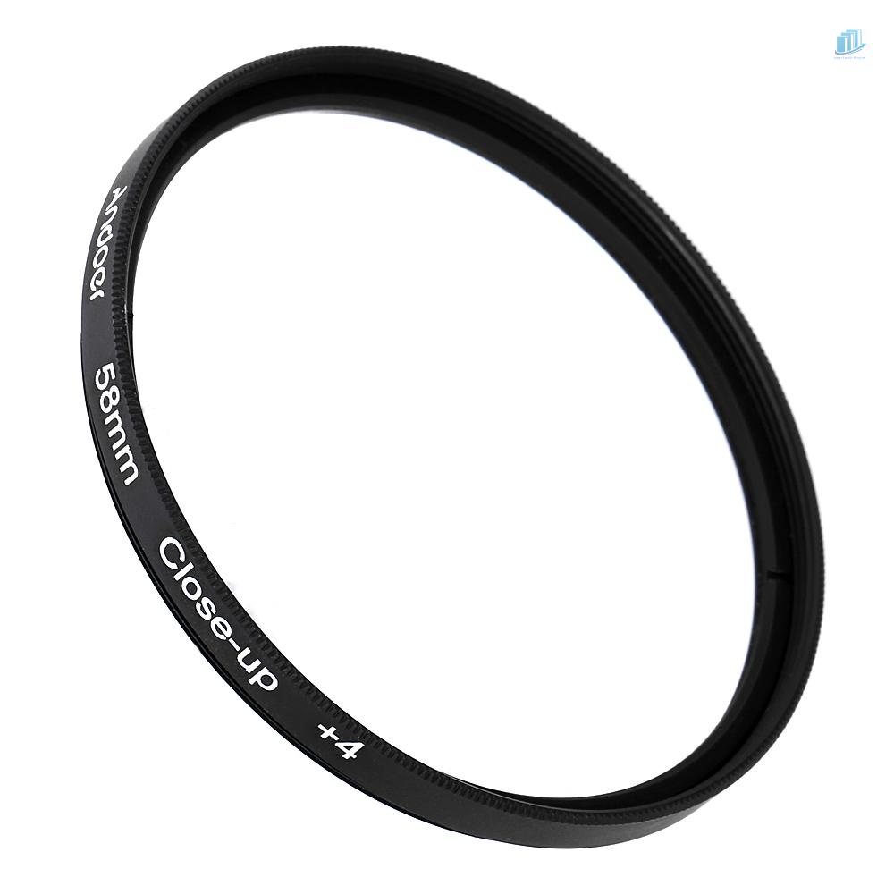 Bộ Kính Lọc Phân Cực Andoer 58mm UV + CPL + Nhắm + 4 + Star 8 Điểm Cho Kính Lọc Hiệu Ứng Macro 8 Điểm Pentax DSLR Came