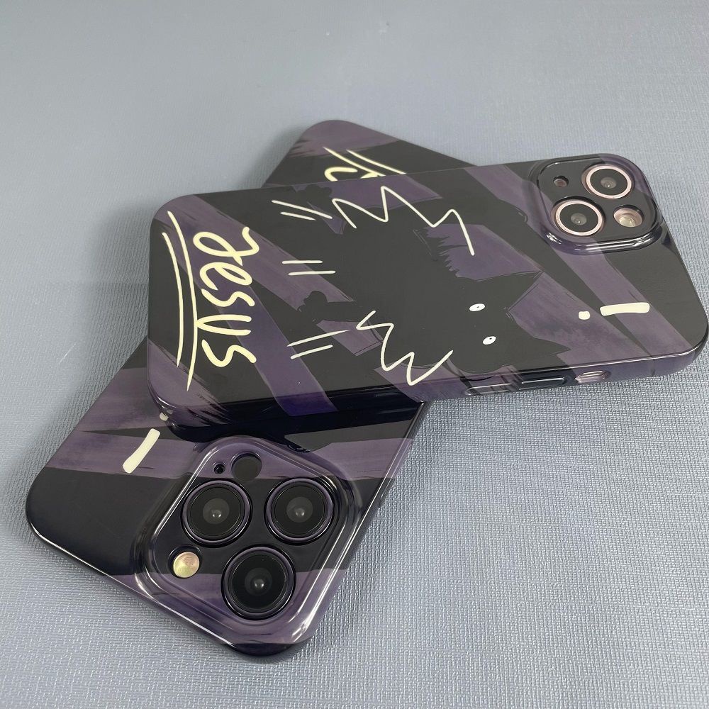 Ốp Điện Thoại Cứng Họa Tiết Hoạt Hình Mèo Đáng Yêu Cho iPhone14Promax EK24 1112xrxs13