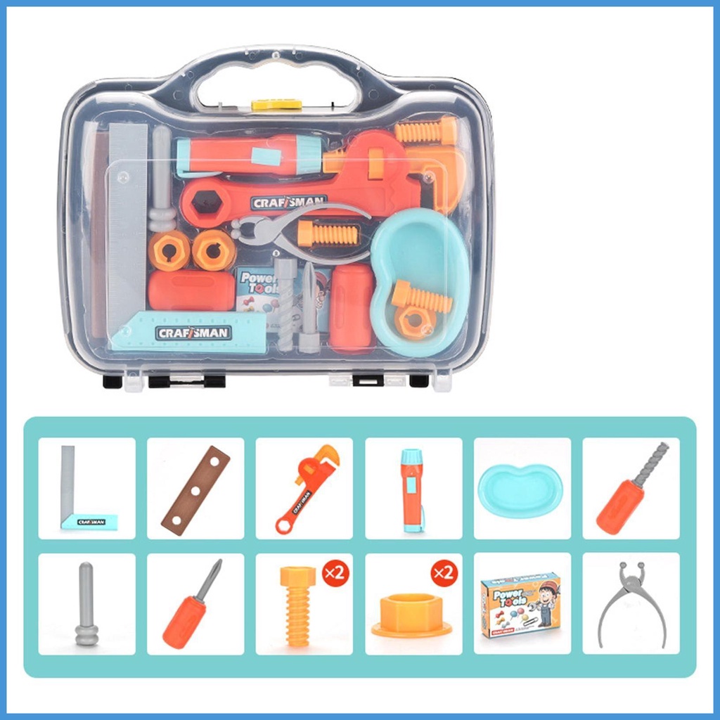 Bộ Dụng Cụ Đồ Chơi Gồm Đèn Pin 3 4 5 luvn Vui Nhộn Cho Bé