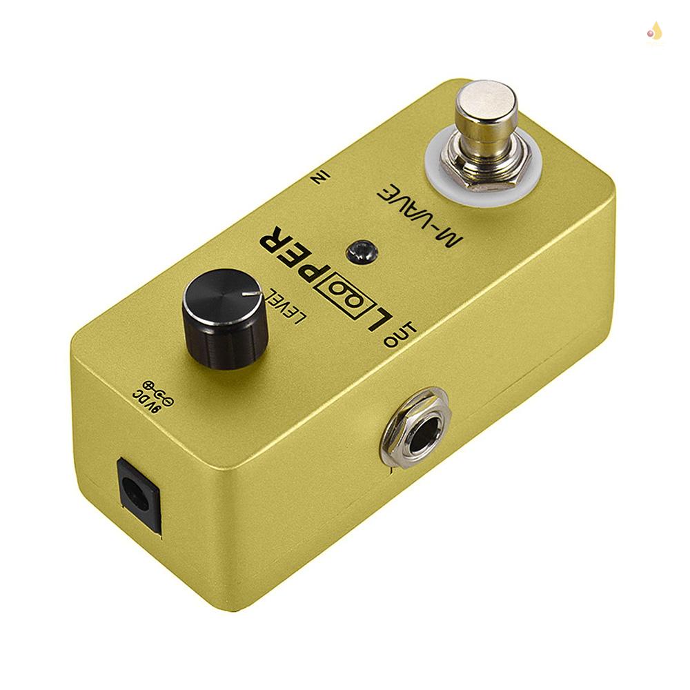 Bàn Đạp Hiệu Ứng Đàn Guitar Điện mynice M-VAVE Looper Mini Max. Vỏ Kim Loại Bảo Vệ Toàn Diện 5 Phút Không Giới Hạn Cho Thu Âm 5 Phút