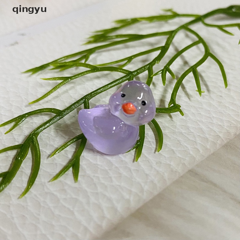 Bộ 5 Kẹp Tóc Vịt Bằng Resin Màu Dạ Quang DIY