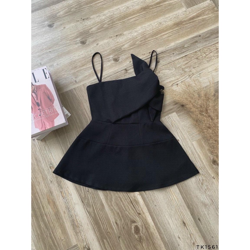 Áp peplum 2 dây cột nơ cách điệu