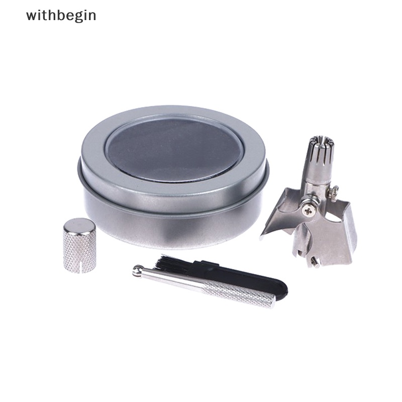 Dụng Cụ Tỉa Lông Mũi / Tai / Mũi Di Động Bằng Thép Không Gỉ Có Thể Giặt Rửa