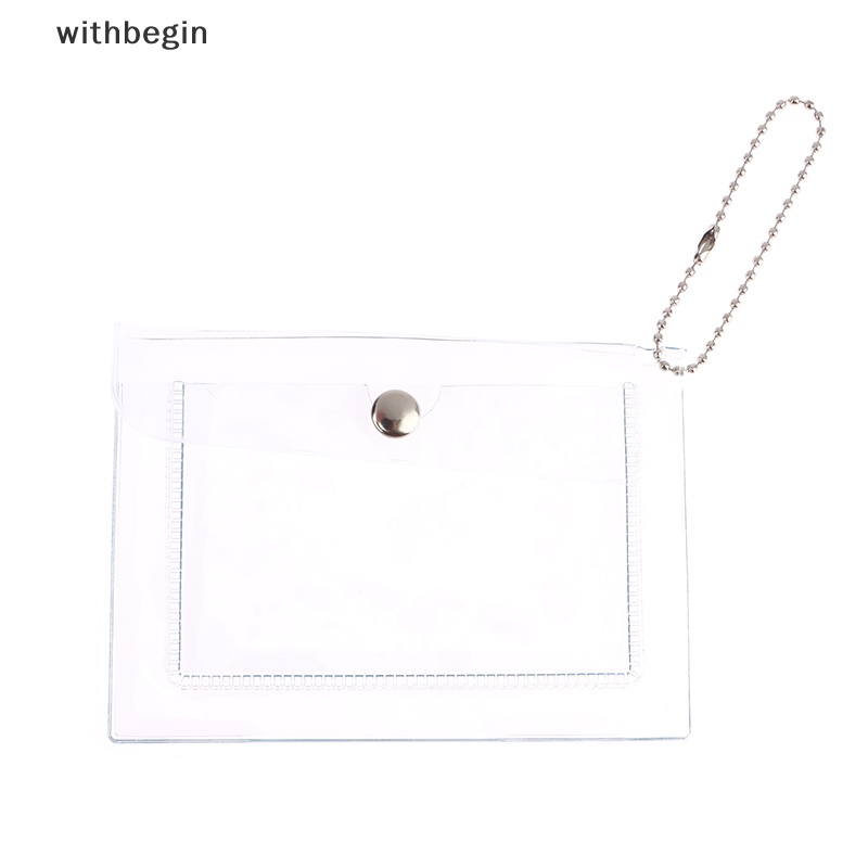 1 Ví Đựng Thẻ Tín Dụng Bằng PVC Trong Suốt Chống Thấm Nước Cho Nữ