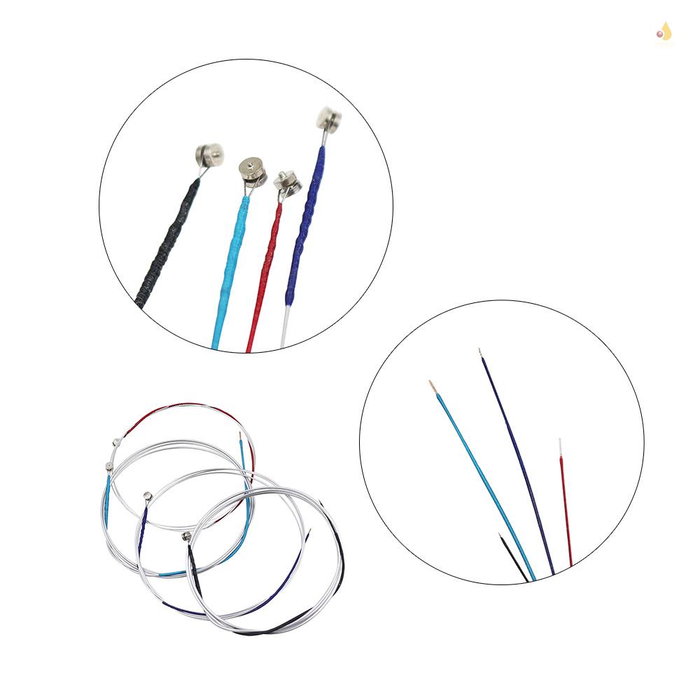 Bộ Dây Đàn Violin Lõi Thép Niken Màu Bạc Thông Dụng Cho Violin 1 / 8-4 / 4