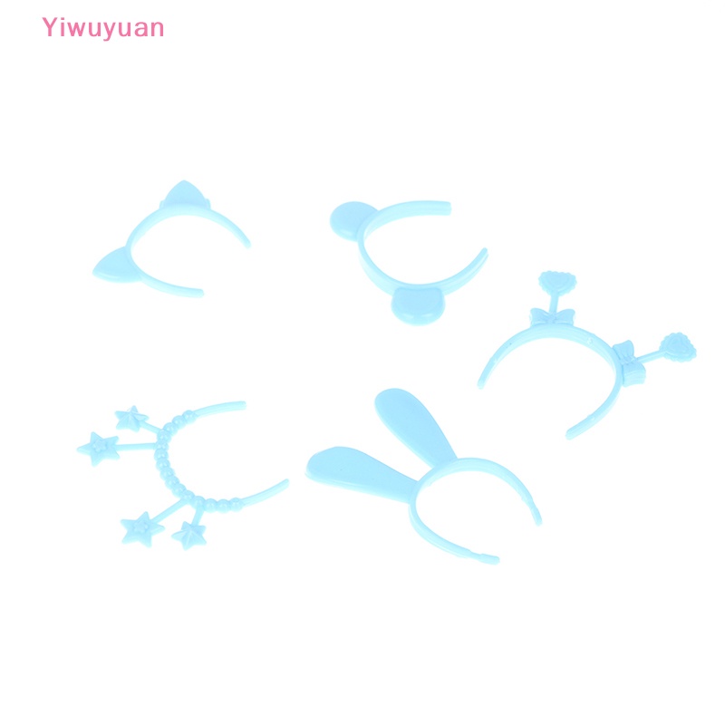 Bộ 5 Kẹp Tóc Phụ Kiện Cho Búp Bê Mới