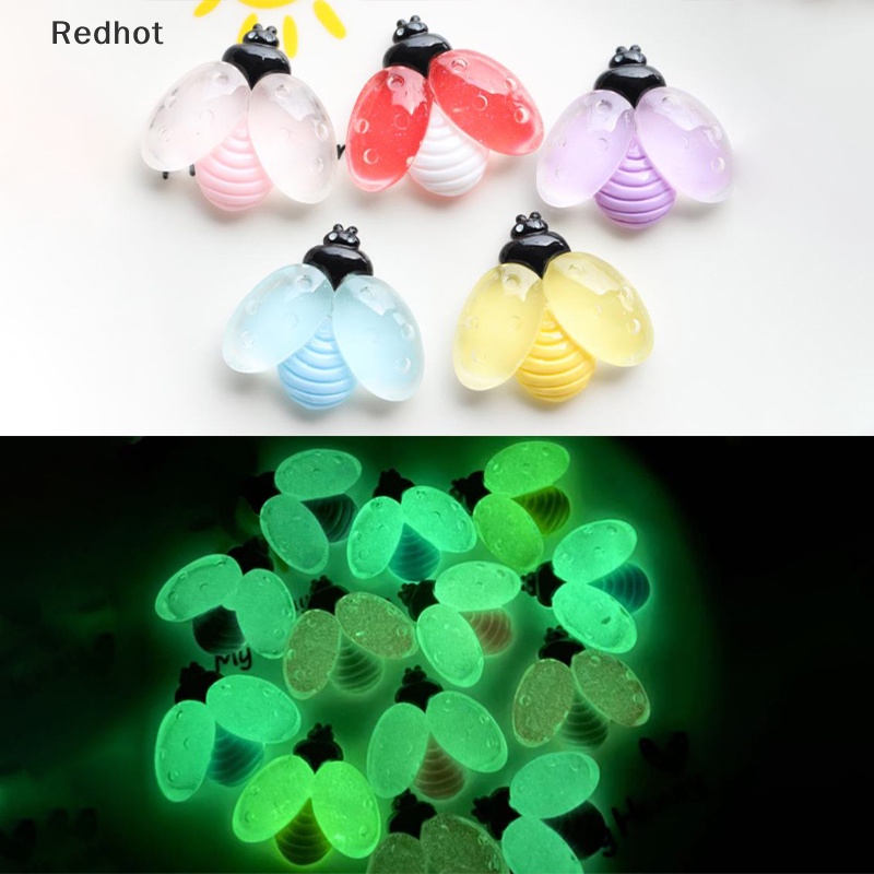 &lt; Redhot &gt; Bộ 3 Sản Phẩm Đồ Chơi Trang Trí Điện Thoại Hình Ong Bằng Nhựa Resin Phát Sáng DIY Dễ Thương Làm Quà Tặng Trang Trí