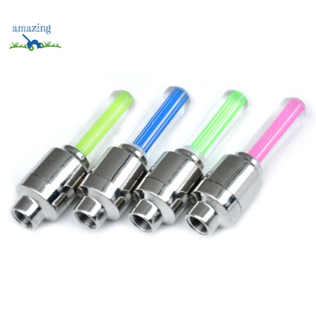 Nắp Van Bánh Xe Có Đèn LED Phát Sáng Dành Cho Xe Hơi Xe Đạp Xe Máy