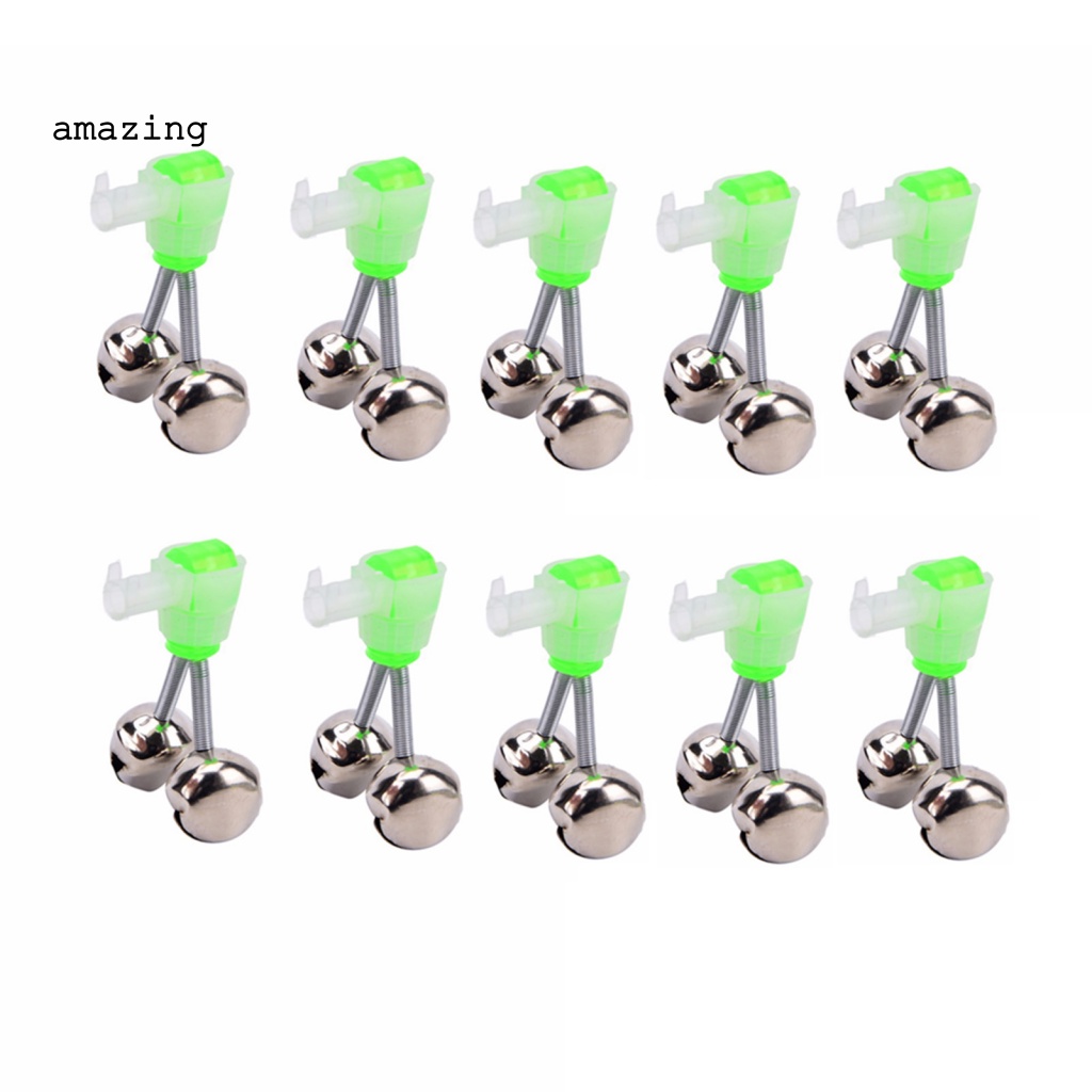 Set 10 Chuông Báo Cá Cắn Câu Mini Độ Nhạy Cao