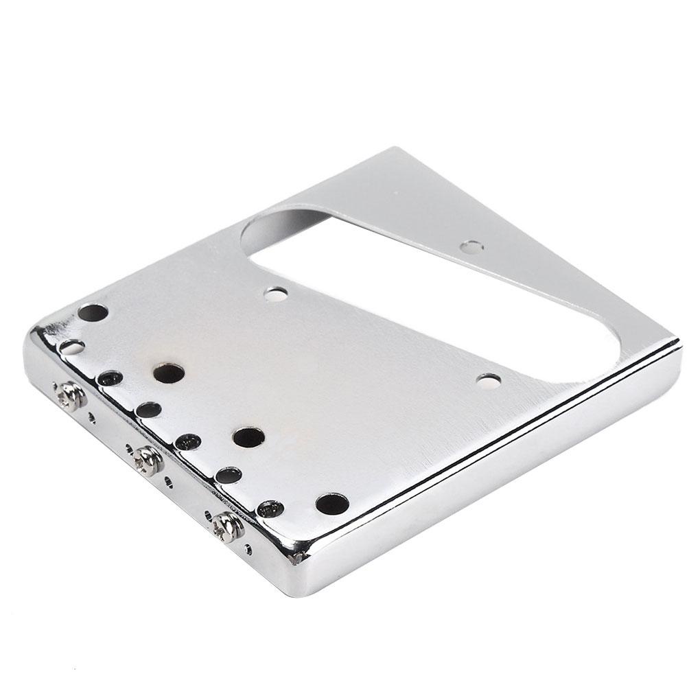 Ngựa Đàn Guitar 6 Dây Bằng Đồng Thau Mạ Chrome Kèm Ốc Vít