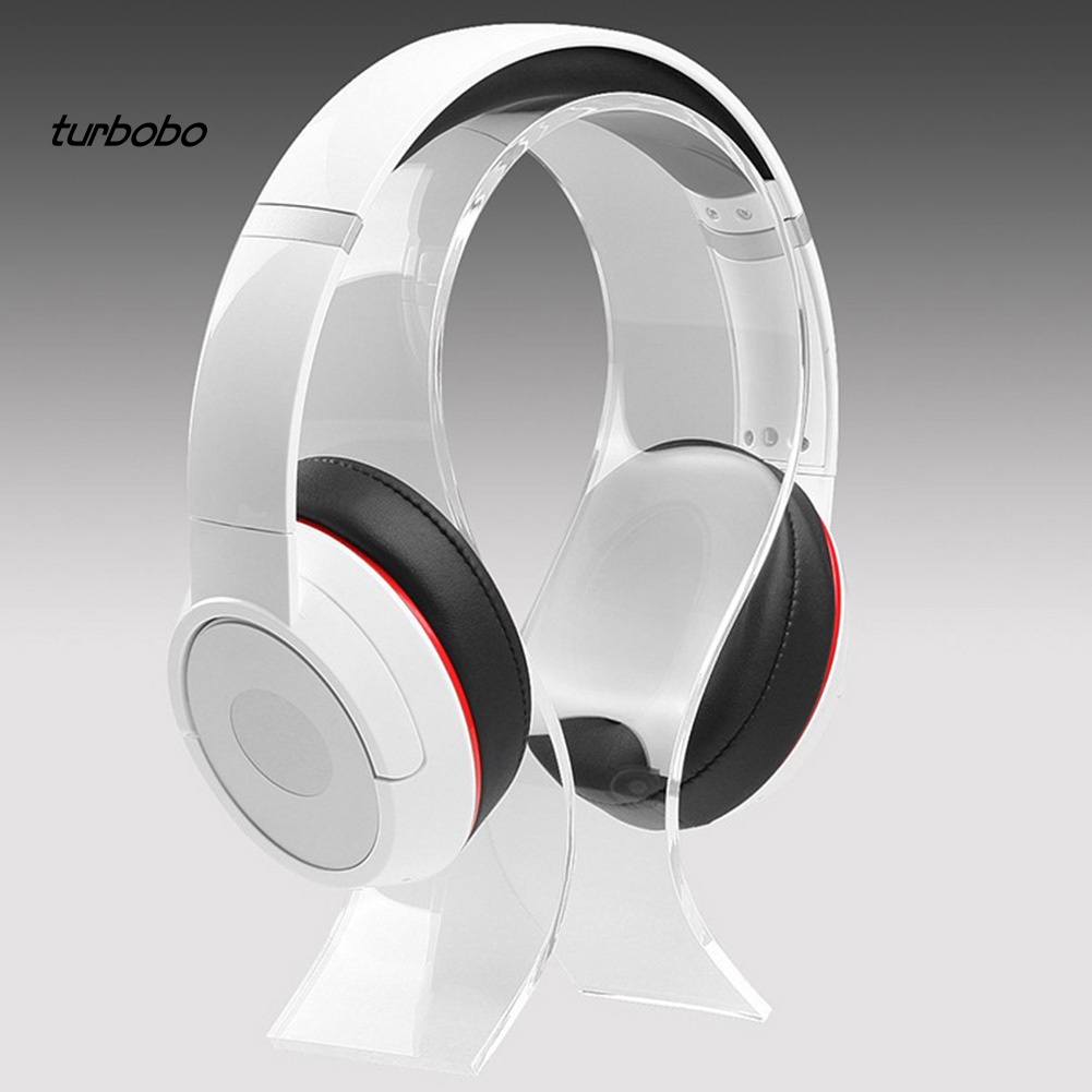 Giá Đỡ Tai Nghe Đứng Bằng Acrylic Hình Cong Thông Dụng