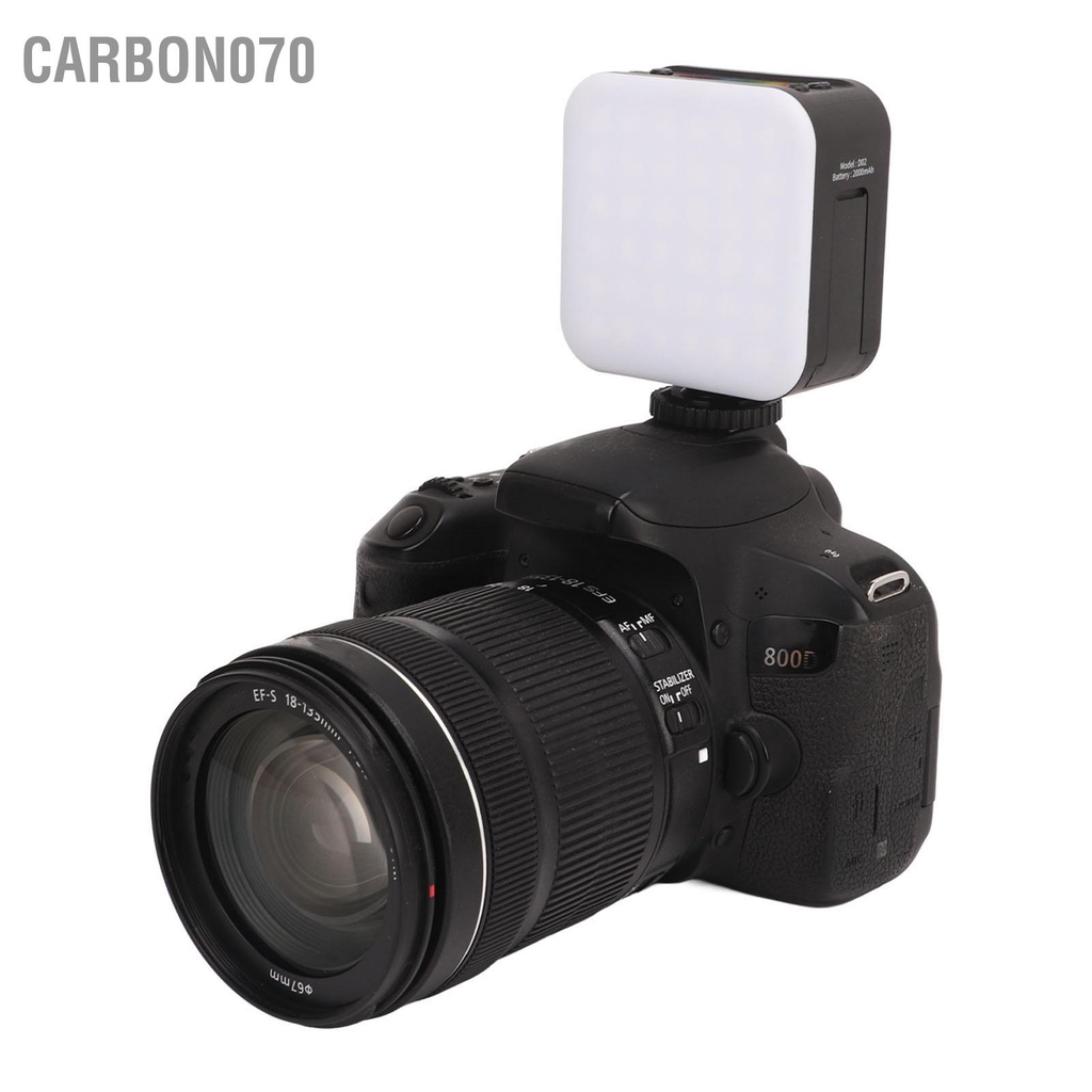 Carbon070 Đèn LED từ tính hai mặt đủ màu RGB Điều chỉnh xoay 360 ° hội nghị video xung quanh 2000mAh