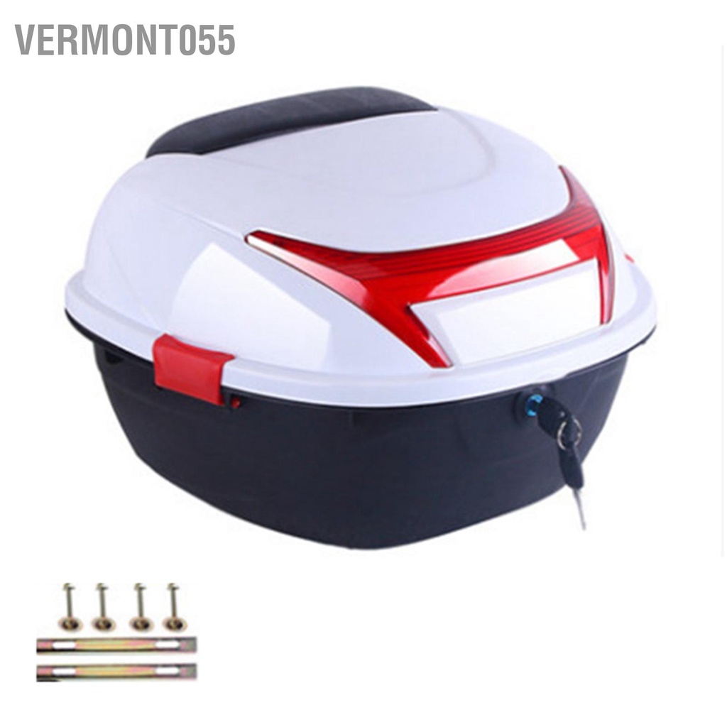 Vermont055 Xe Máy Phía Sau Hộp Mũ Bảo Hiểm Hành Lý Đầu Dung Lượng Lớn Đa Năng Cho Electromobile