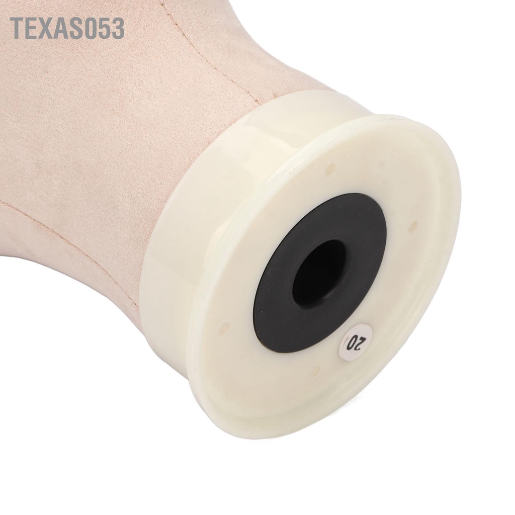 Texas053 Đầu tóc giả bằng vải khối 11 8 inch để làm Mô phỏng đầu ma-nơ-canh có ghim
