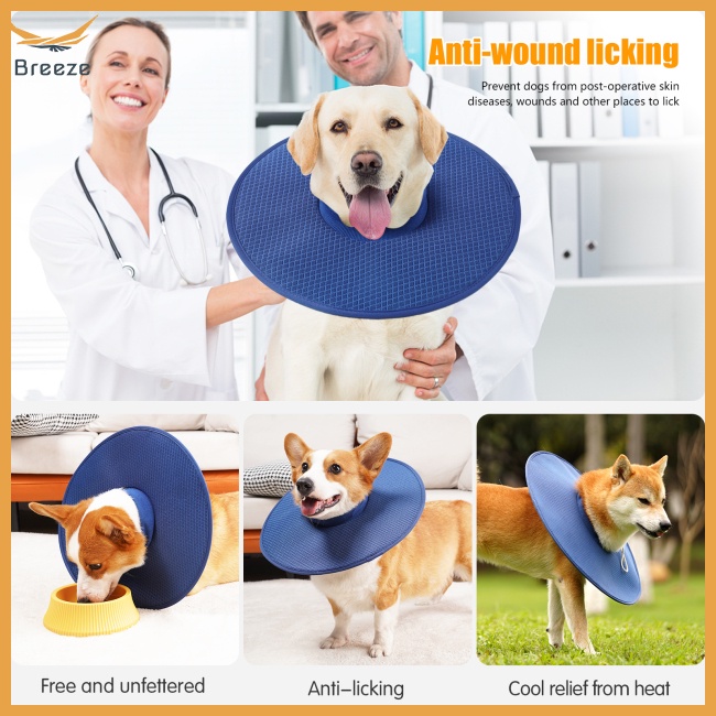 Vòng Cổ Hình Nón Thay Thế Chống Cắn Làm Mát Cho Thú Cưng Cỡ Nhỏ / Vừa