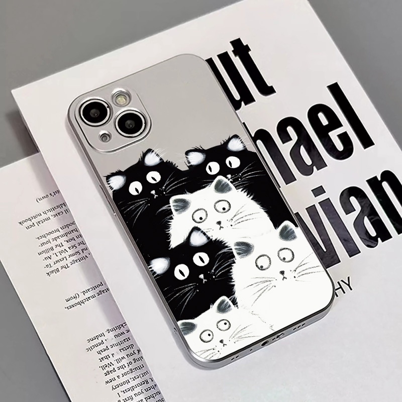 Ốp Điện Thoại TPU Silicon Mềm Trong Suốt Mạ Điện Chống Sốc Cho IPhone 14 12 13 11 Pro XS Max XR X 8 7 Plus 6 6s