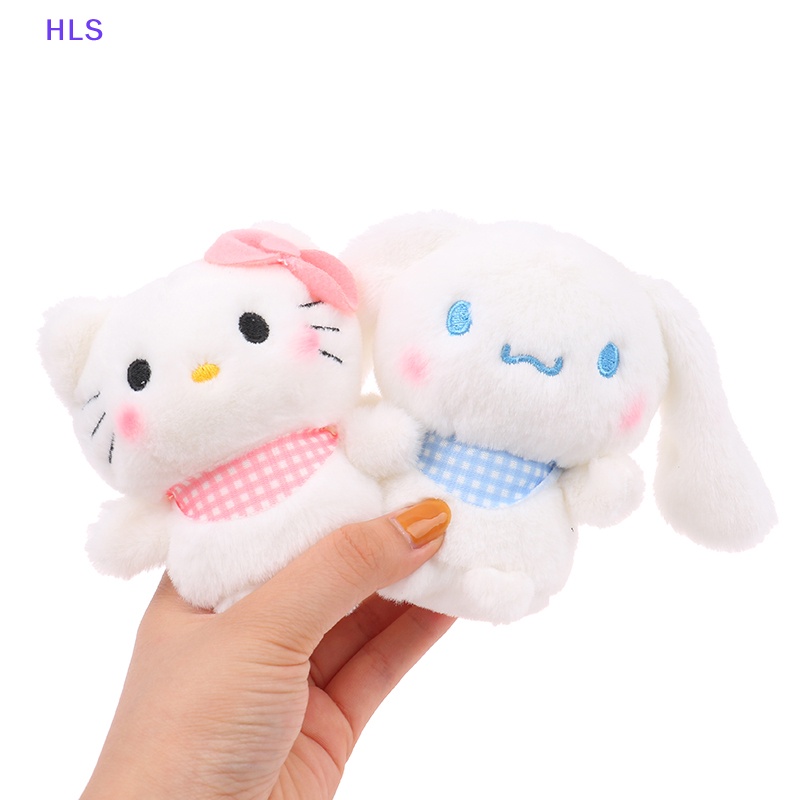 Móc Khóa Hình Búp Bê Nhồi Bông Sanrio Cinnamoroll My Melody Kuromi Đáng Yêu