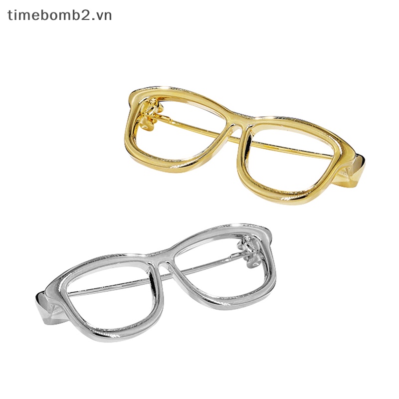 Ghim Cài Áo Hình Mắt Kính Dễ Thương Cho Nam Nữ