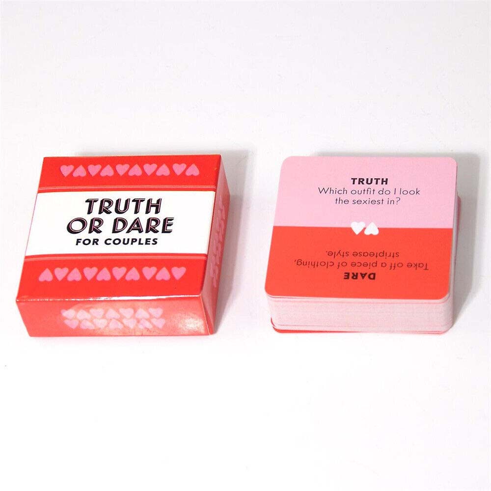 Adults Truth Or Dare Card Game Couples Lovers Paper Cards Funny Board Game