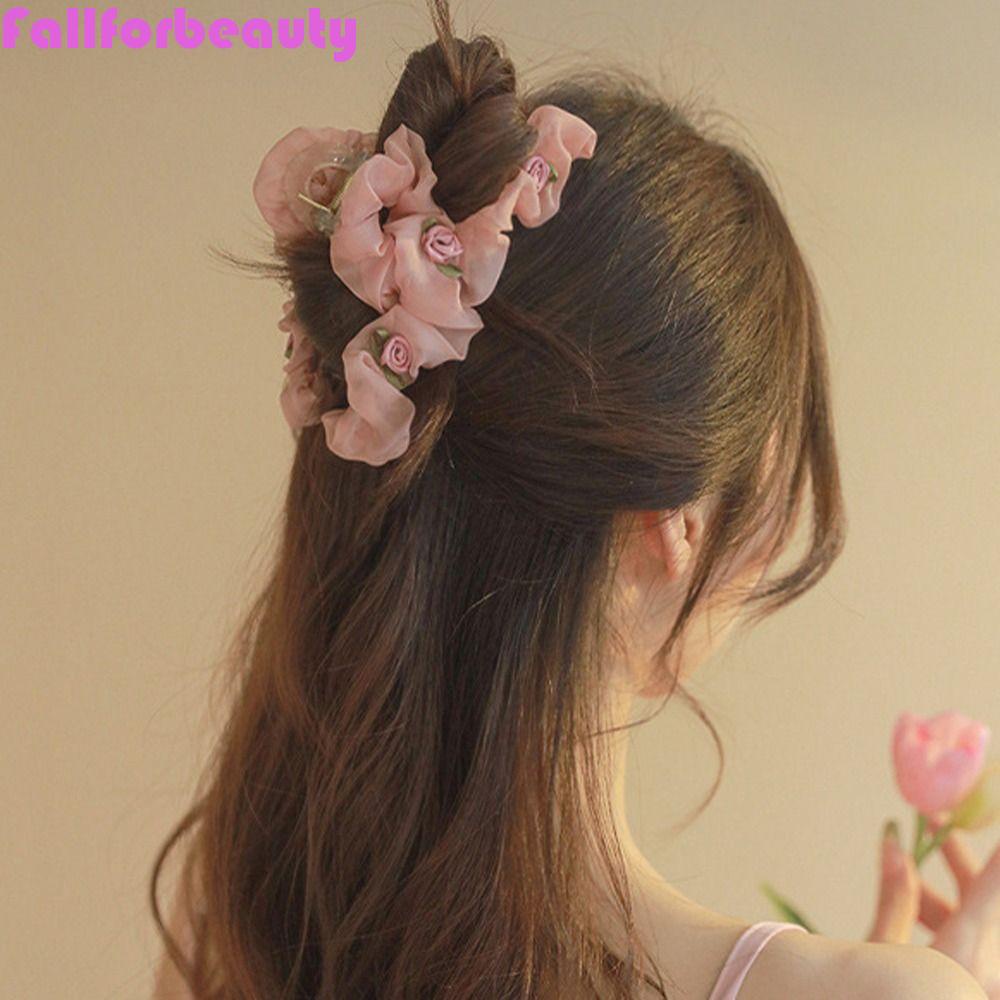 Kẹp Tóc Càng Cua Lớn Bằng Acrylic Hình Hoa Thời Trang Hàn Quốc