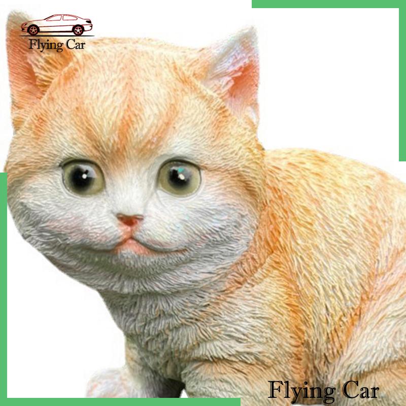 [Lzdjfmy2] Đồ trang trí Chú Mèo Bằng Nhựa Resin Trang Trí Tiểu Cảnh / Bàn Làm Việc