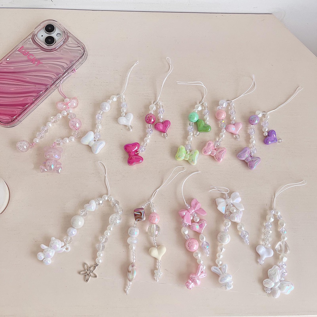 Vòng Tay Chuỗi Hạt Nhiều Màu Sắc Họa Tiết Hoạt Hình Dễ Thương