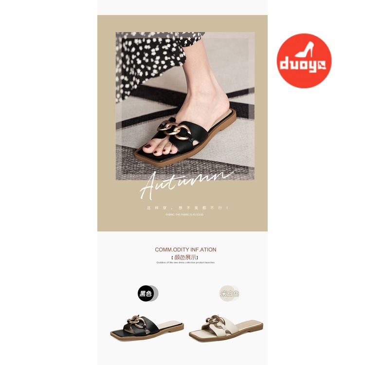 Dép Sandal Da Hở Ngón Mũi Vuông Thời Trang Mùa Hè Năm 2021 Cho Nữ